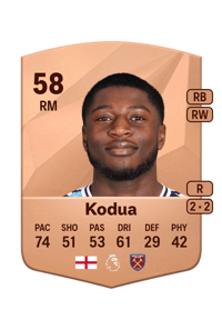 Gideon Kodua Common 58 OVR