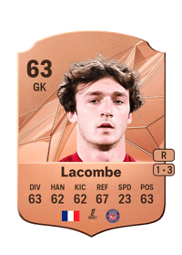 Justin Lacombe Rare 63 OVR