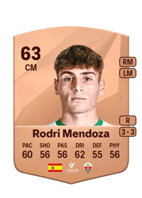 Rodri Mendoza Common 63 OVR