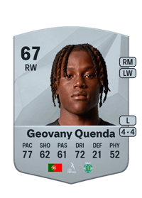 Geovany Quenda Common 67 OVR