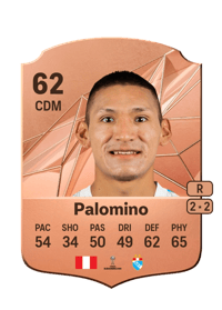 Jorge Palomino Rare 62 OVR