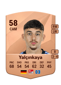 Bilal Yalçınkaya Common 58 OVR
