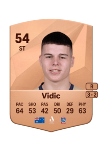 Justin Vidic Common 54 OVR