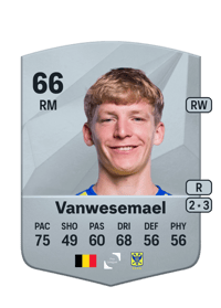 Robert-Jan Vanwesemael Common 66 OVR
