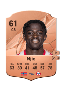 Momodou Lion Njie Rare 61 OVR