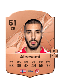 Ayoub Aleesami Rare 61 OVR
