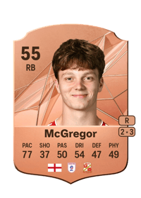 Joel McGregor Rare 55 OVR