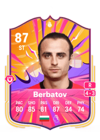 Dimitar Berbatov UT Heroes 87 OVR
