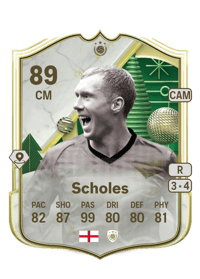 Paul Scholes Winter Wildcards Icon 89 OVR