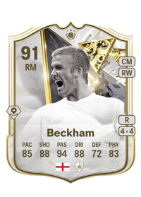 David Beckham Centurions Icon 91 OVR
