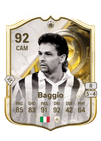 Roberto Baggio Ultimate Succession Icon 92 OVR
