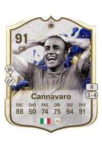 Fabio Cannavaro TOTY Icon 91 OVR