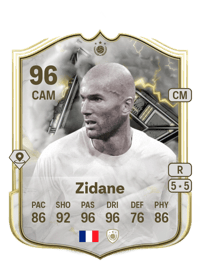 Zinedine Zidane Thunderstruck ICON 96 OVR
