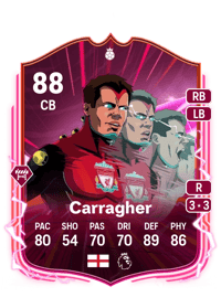 Jamie Carragher Prime Hero 88 OVR