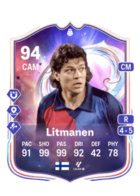 Jari Litmanen Fantasy FC Hero 94 OVR