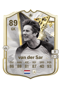 Edwin van der Sar Centurions Icon 89 OVR