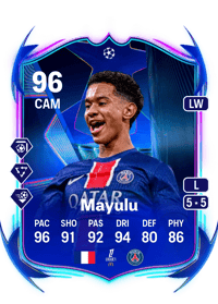 Senny Mayulu UCL Road to the Final 96 OVR
