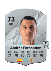 Andrés Fernández Rare 73 OVR