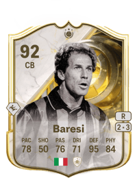 Franco Baresi Ultimate Succession Icon 92 OVR