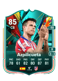 Azpilicueta Total Rush 85 OVR