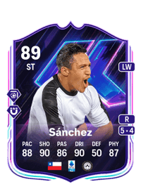Alexis Sánchez Flashback Player 89 OVR