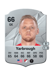 William Yarbrough Rare 66 OVR
