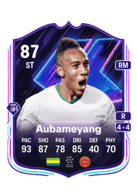 Pierre-Emerick Aubameyang Flashback Player 87 OVR