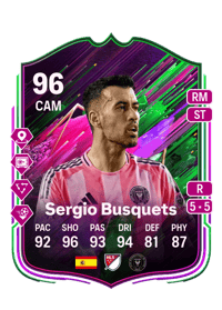 Sergio Busquets Shapeshifters 96 OVR