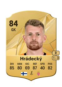 Lukáš Hrádecký Rare 84 OVR