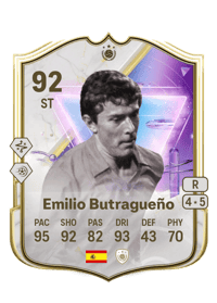 Emilio Butragueño Future Stars Icon 92 OVR