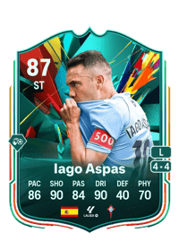 Iago Aspas Total Rush 87 OVR