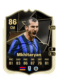 Henrikh Mkhitaryan Team of the Week 86 OVR