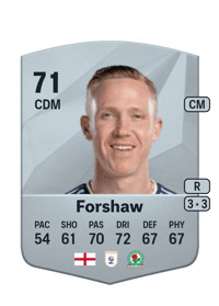 Adam Forshaw Common 71 OVR