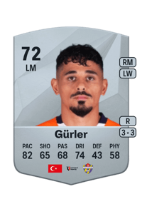 Serdar Gürler Common 72 OVR