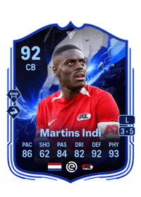 Bruno Martins Indi FC Pro Leagues Live Upgraded 92 OVR