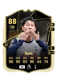 Heung Min Son Team of the Week 88 OVR
