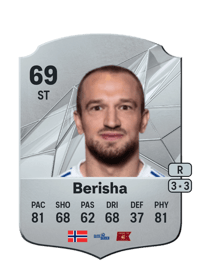 Veton Berisha Rare 69 OVR