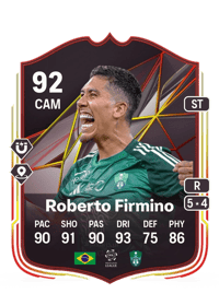 Roberto Firmino World Tour 92 OVR