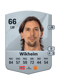 Gustav Mendonca Wikheim Common 66 OVR