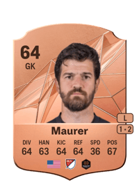 Jimmy Maurer Rare 64 OVR