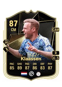 Davy Klaassen Team of the Week 87 OVR