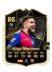 Iñigo Martínez Team of the Week 86 OVR