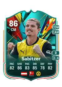 Marcel Sabitzer Total Rush 86 OVR