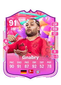 Serge Gnabry FUT Birthday 91 OVR