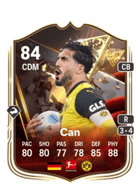 Emre Can Centurions 84 OVR