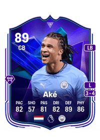 Nathan Aké FC Pro Live 89 OVR