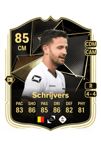 Siebe Schrijvers Team of the Week 85 OVR