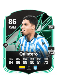 Juan Fernando Quintero SQUAD FOUNDATIONS 86 OVR