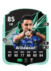 Salem Al Dawsari SQUAD FOUNDATIONS 85 OVR