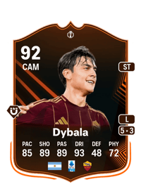 Paulo Dybala UEL Road to the Knockouts 92 OVR